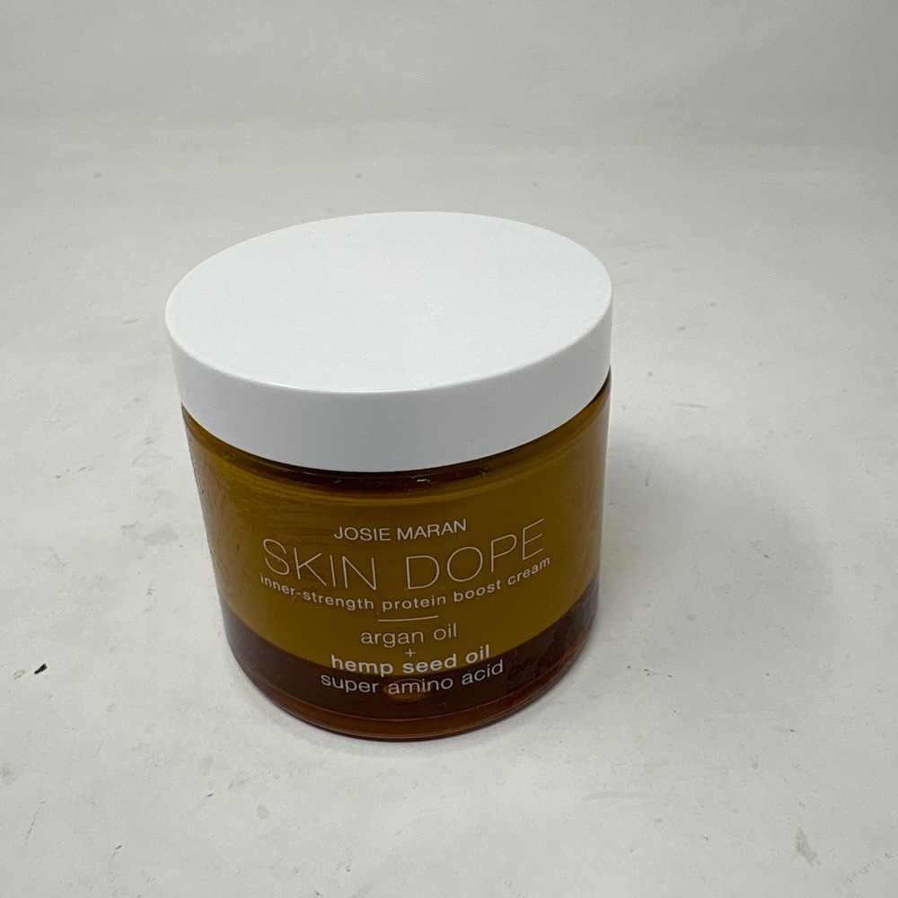 Josie Maran Skin Dope Protein Boost Cream Blooming Lotus 3.4oz Argan Hemp Oil